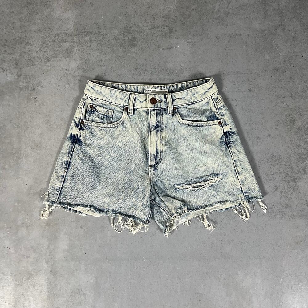 Garage Denim Mom Cut-off Shorts Women's Blue Size 03